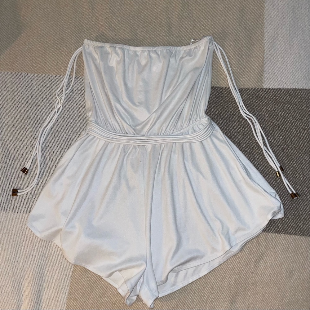 Sabo Skirt Suede Tube Playsuit